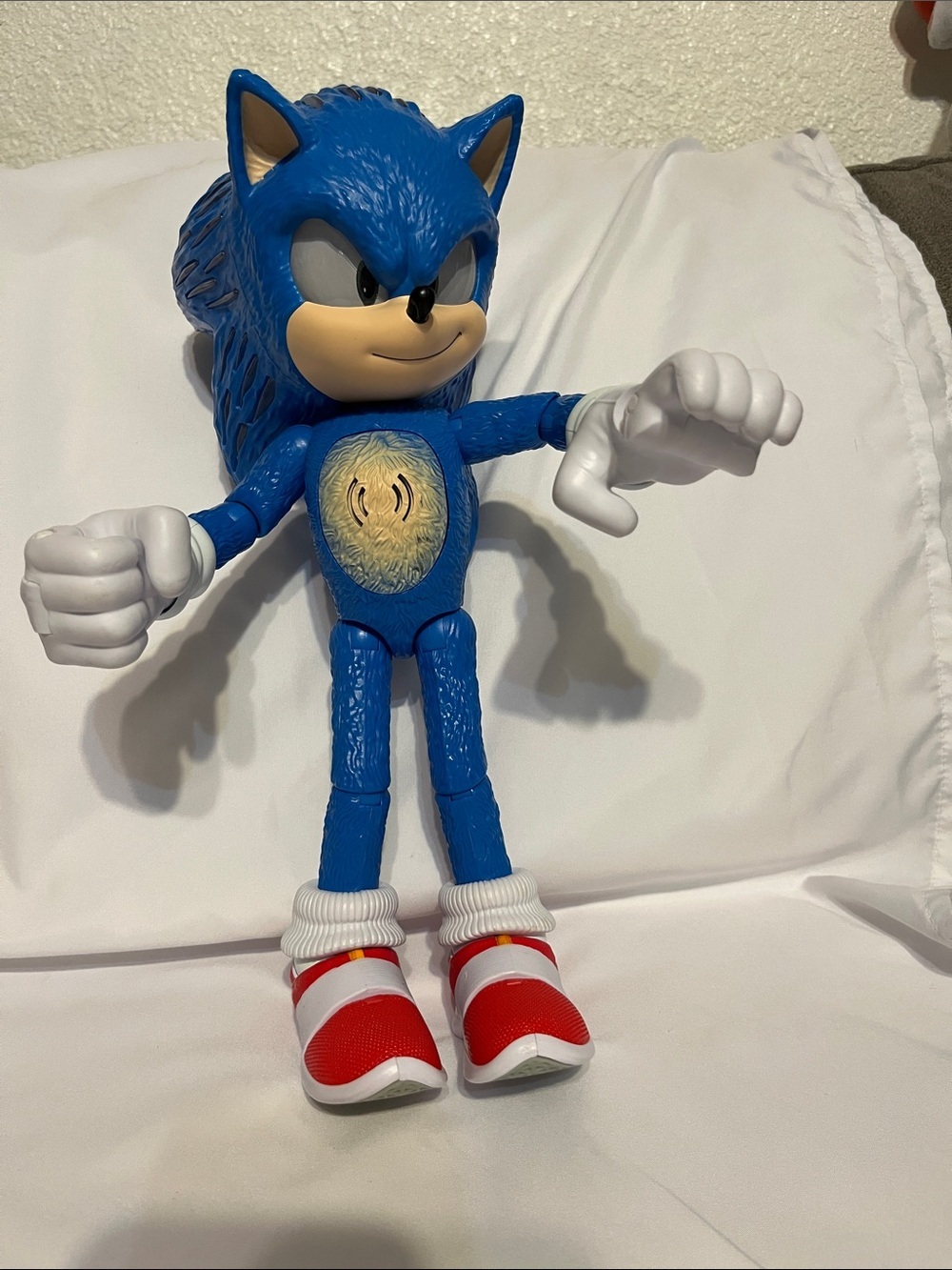 Blue Sonic-Inspired Poseable Action Figure - Kids Toys - Picture 2 of 7